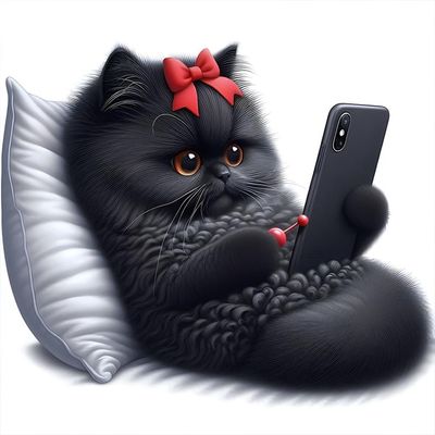 Открытка «С добрым утром»: Красивое доброе утро от пушистой кошечки. Тэги: кот, животное, пожелание, позитивная…