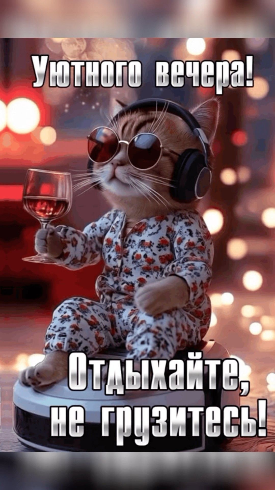 Открытка «С добрым утром»: Доброе утро: начинаем день с расслабления и котика. Тэги: кот, животное, пожелание, позити…