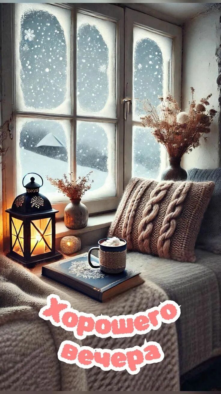 Уютного вечера в зимней сказке