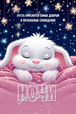 Открытка «Доброй ночи»: Доброй ночи: «Пусть приснятся самые славные сновидения».