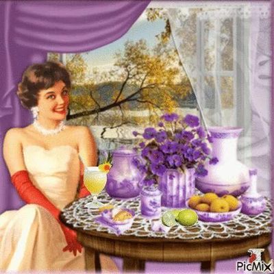 Открытка «Добрый день»: Добрый день: Красивый натюрморт с цветами и фруктами. Тэги: Добрый день и добрые пожелания…