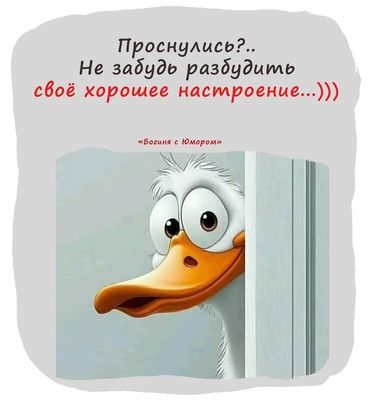 Открытка «С добрым утром»: С добрым утром! Разбуди свое настроение!. Тэги: пожелание, юмор, утро, позитив, веселье…