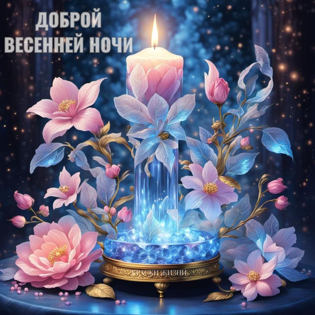 Открытка «Добрый вечер и пожелания»: Добрый вечер: Красивая открытка со свечой. Тэги: Добрый вечер красивые, С добрым…