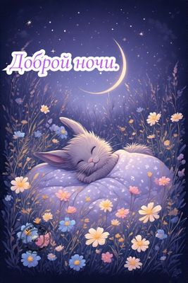 Открытка «Доброй ночи»: добрая ночь: «сказочный сон» для любимого.