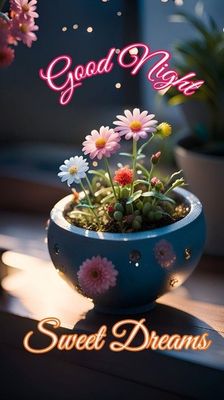 Открытка «Доброй ночи»: Спокойной ночи: нежные цветы и «Sweet Dreams». Тэги: Спокойной ночи, Спокойной ночи, красивые…