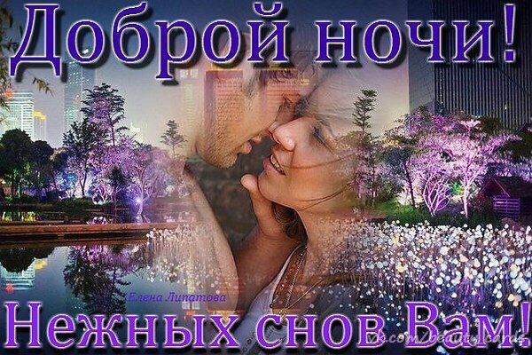 Открытка «Доброй ночи»: Доброй ночи: Нежных снов Вам!. Тэги: Спокойной ночи, Спокойной ночи, красивые, Доброй и споко…
