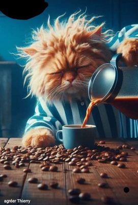 Открытка «С добрым утром»: Доброе утро: кот, кофе, уют!. Тэги: кот, животное, пожелание, позитивная, прикольная…