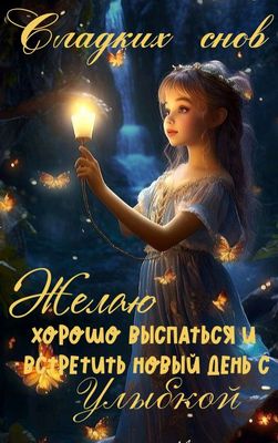 Открытка «Доброй ночи»: Открытка доброй ночи: Сладких снов и улыбок. Тэги: Спокойной ночи, Спокойной ночи, красивые…