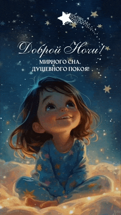 Открытка «Доброй ночи»: Доброй ночи: Мирного сна и душевного покоя. Тэги: Спокойной ночи, Спокойной ночи, с пожелания…