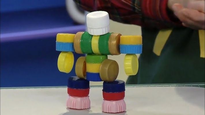 Открытка «Добрый день»: С добрым утром! Игривый робот для яркого дня. Тэги: Добрый день и добрые пожелания, Добрый де…