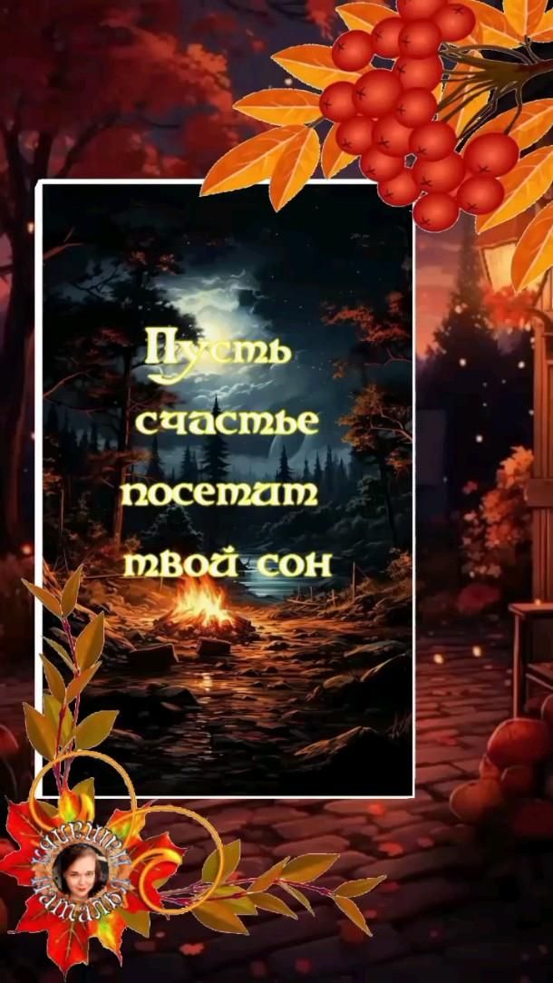 Открытка «Доброй ночи»: Спокойной ночи: пусть счастье посетит твой сон. Тэги: Спокойной ночи, Спокойной ночи, с пожел…