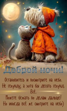 Открытка «Доброй ночи»: Доброй ночи: мудрое пожелание и звездное небо. Тэги: Спокойной ночи, Спокойной ночи, с пожела…