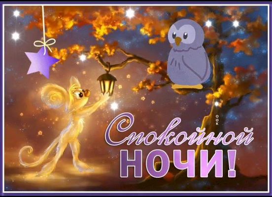 Открытка «Доброй ночи»: Спокойной ночи: Волшебная коала со звездой и фонариком. Тэги: Спокойной ночи, Спокойной ночи…