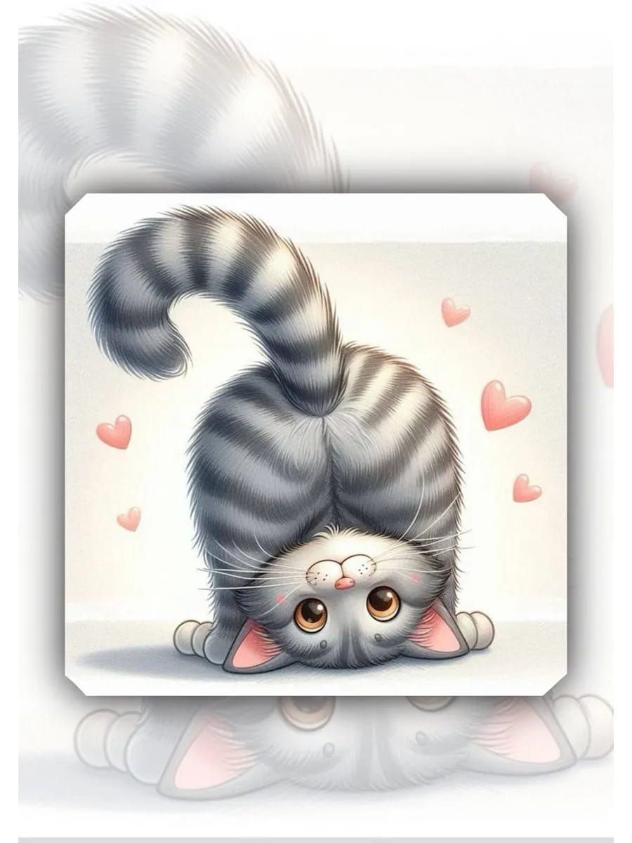 Открытка «С добрым утром»: Нежное доброе утро с очаровательным котиком. Тэги: кот, животное, пожелание, позитивная…