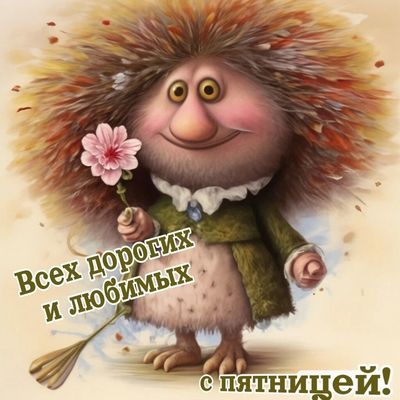 Открытка «Добрый день»: Пятничное доброе утро для самых дорогих и любимых!. Тэги: Добрый день и добрые пожелания…