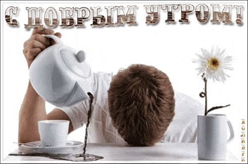 Открытка «С добрым утром»: С добрым утром! Бодрости и ни капли мимо!. Тэги: С добрым утром, для поднятия настроением!…