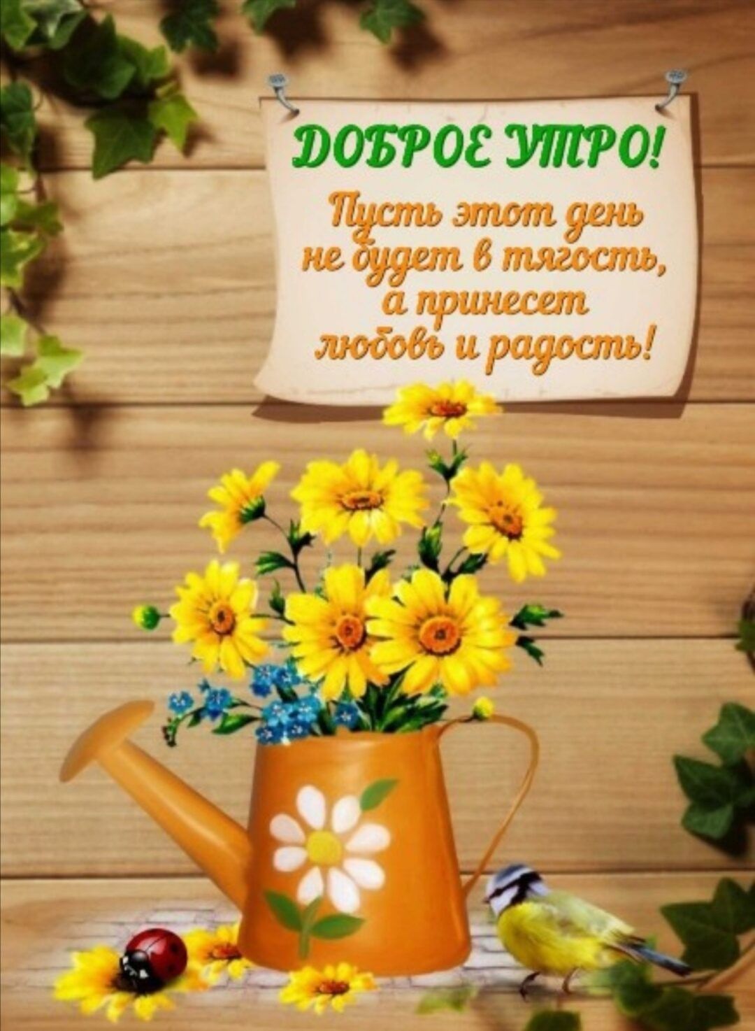 Открытка «С добрым утром»: Пусть утро принесет любовь и радость!. Тэги: пожелание, позитивная, утро, красивая, хороше…