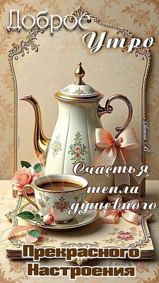 Открытка «С добрым утром»: Доброе утро: счастье, тепло и прекрасное настроение. Тэги: пожелание, позитивная, отличное…