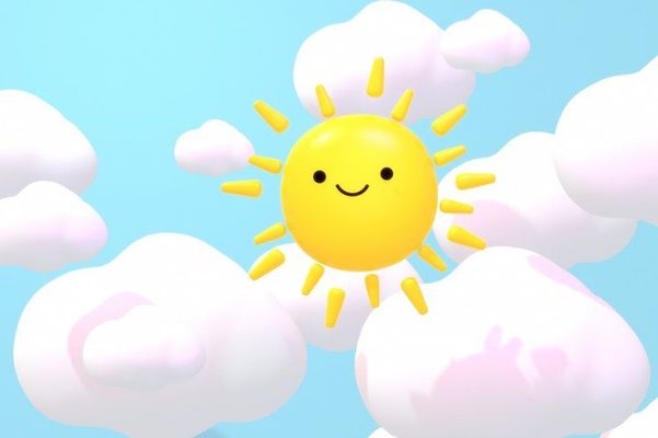 Открытка «С добрым утром»: Улыбчивое солнце для доброго утра. Тэги: Добрый день, С добрым утром и хорошего дня!…