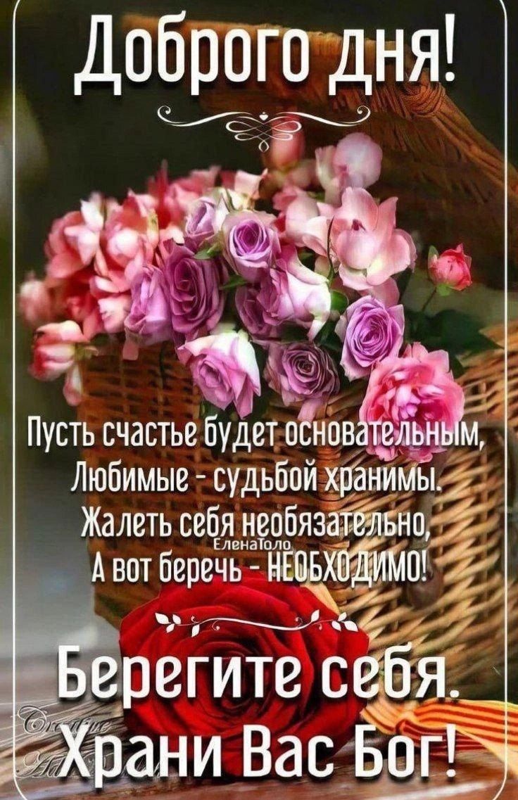 Открытка «Добрый день»: Доброго дня: пусть счастье будет основательным!. Тэги: Добрый день и добрые пожелания, Добрый…