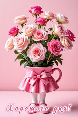 Открытка «Хорошего дня»: Нежный букет для чудесного дня!. Тэги: Добрый день, Добрый день и добрые пожелания, Добрый д…