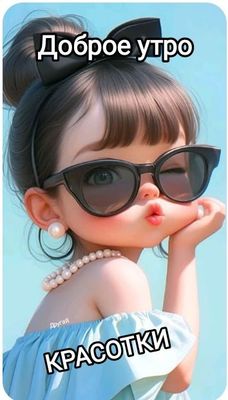 Открытка «С добрым утром»: Доброе утро, красотки! Стильная открытка. Тэги: С добрым утром, женщине, С добрым утром…