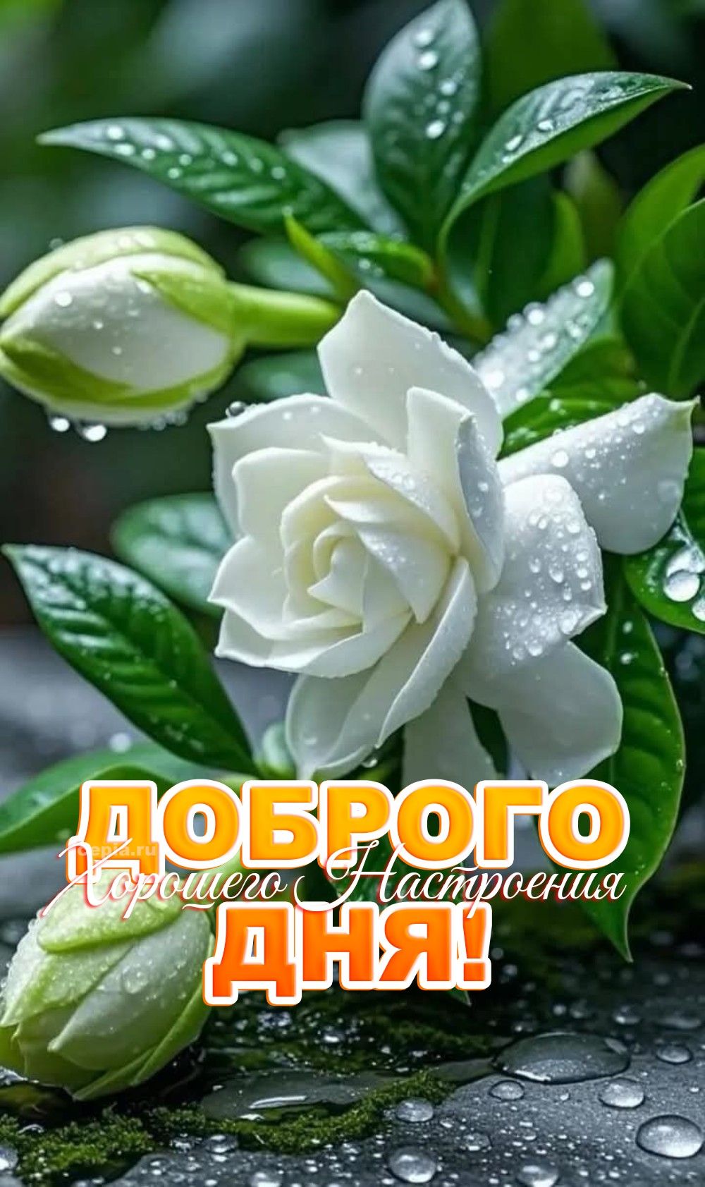 Открытка «Пожелание»: Доброго дня и хорошего настроения!. Тэги: отличное настроение, утро, красивая, позитив, хорошее…