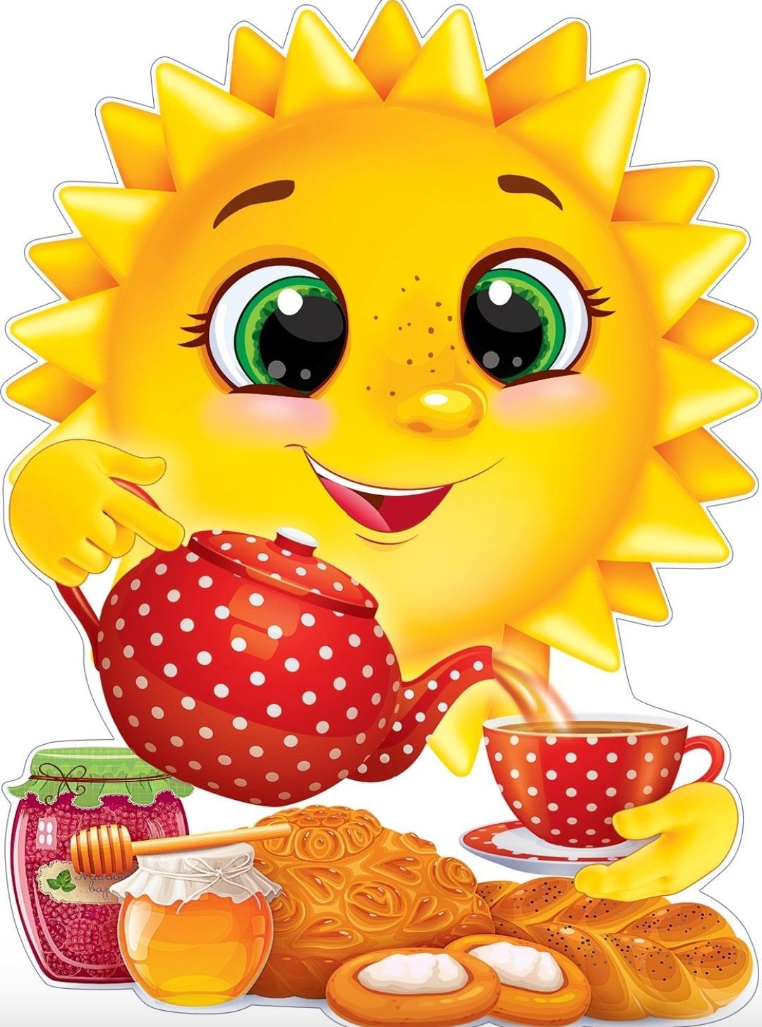 Открытка «Пожелание»: Солнечное утро и хорошее настроение!. Тэги: улыбка, утро, позитив, хорошее настроение, радость…