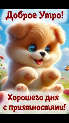 Открытка «Животное»: Доброе Утро! Позитив и Хорошего дня!. Тэги: пожелание, улыбка, позитив, хорошее настроение…