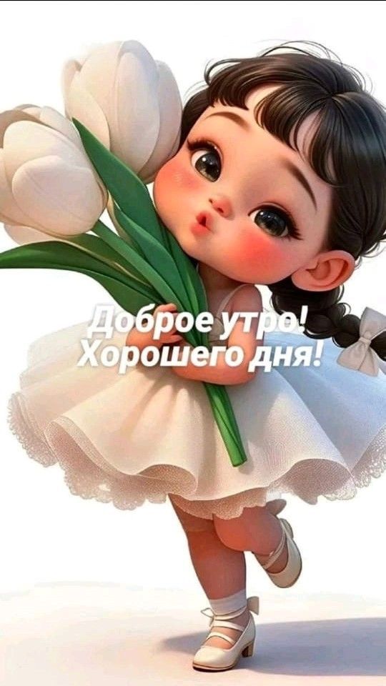 Открытка «С добрым утром»: Милое Доброе утро с пожеланием дня. Тэги: Хорошего дня, Отличного настроения, С добрым утр…