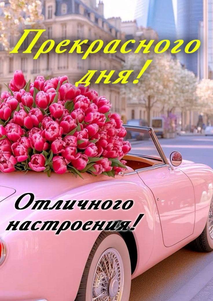 Открытка «Добрый день»: Прекрасного дня и Отличного настроения!. Тэги: Отличного настроения, Хорошего настроения…