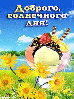 Открытка «Пожелание»: Доброго, солнечного дня! Яркий позитив. Тэги: красивая, позитив, хорошее настроение, радость…