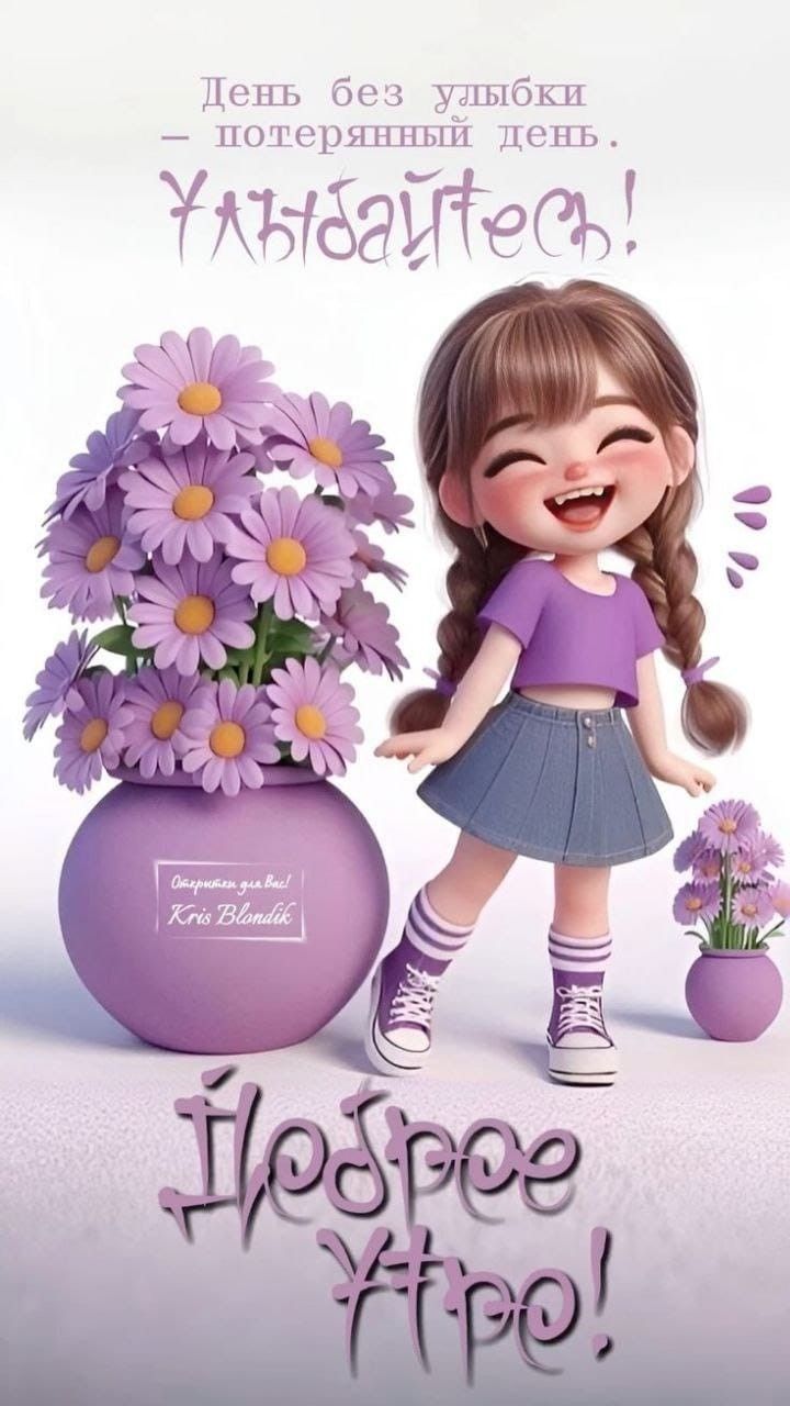 Открытка «С добрым утром»: Доброе Утро! Улыбайтесь и будьте счастливы!. Тэги: С добрым утром, для поднятия настроение…