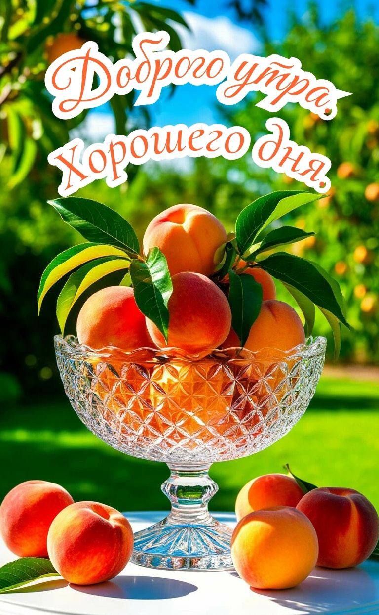 Открытка «Пожелание»: Доброго утра и хорошего дня! Летний привет. Тэги: утро, красивая, позитив, радость, настроение…