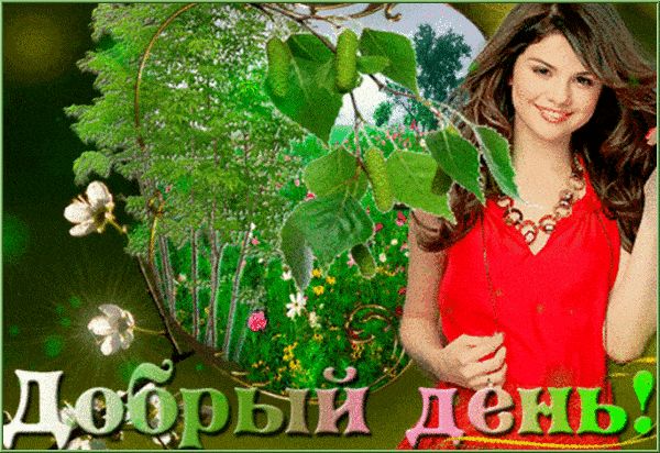 Открытка «Улыбка»: Добрый день! Красивая открытка с улыбкой и природой. Тэги: женщина, девушка, красивая, позитив…