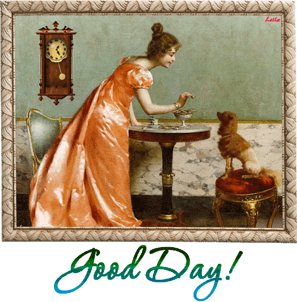 Открытка «Животное»: Добрый день! Красивая открытка с женщиной и собакой. Тэги: женщина, красивая, позитив, радость…