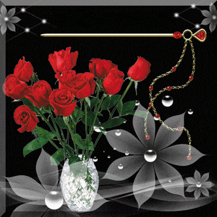 Открытка «Женщина»: Букет красных роз: красивая открытка с цветами. Тэги: красивая, радость, добрый день, цветок…