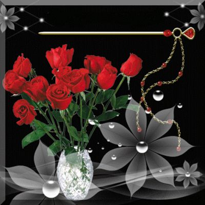 Открытка «Женщина»: Букет красных роз: красивая открытка с цветами. Тэги: красивая, радость, добрый день, цветок…