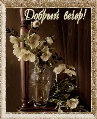 Открытка «Добрый вечер и пожелания»: Добрый вечер! Нежная открытка с цветами для настроения. Тэги: Добрый вечер краси…